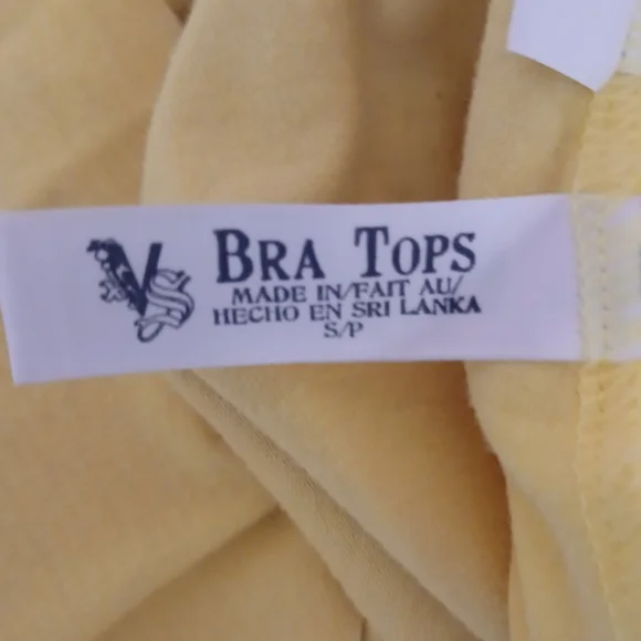 Vintage Early 2000s Y2K Victoria's Secret Strapless Cotton Bra Top Small Orange - Picture 5 of 6